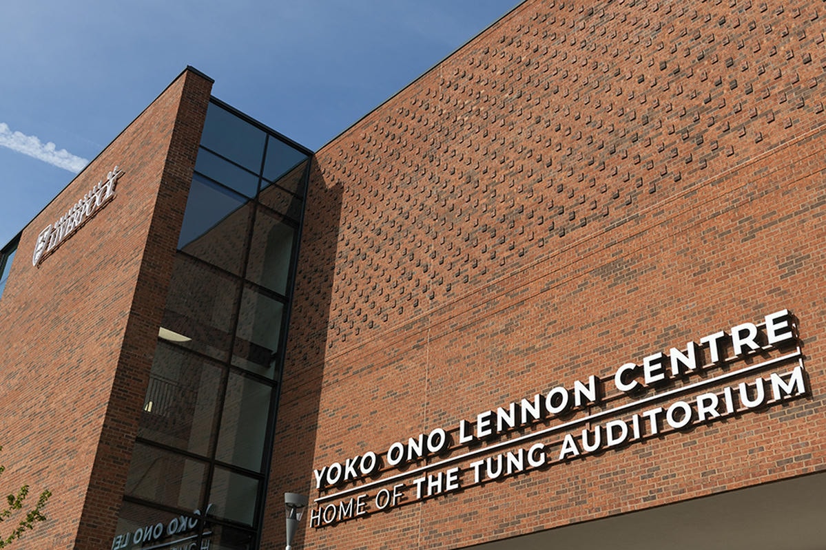 Viewof the Yoko Ono Lennon Centre in Liverpoo