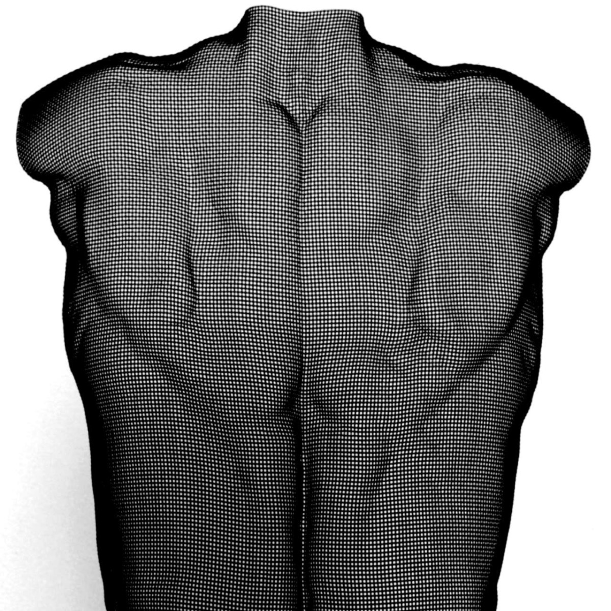 Strong masculinity in a wire-sculpture by artist David Begbie