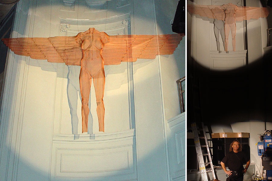 Large angel sculpture for THE JAM HOUSE, Edinburgh