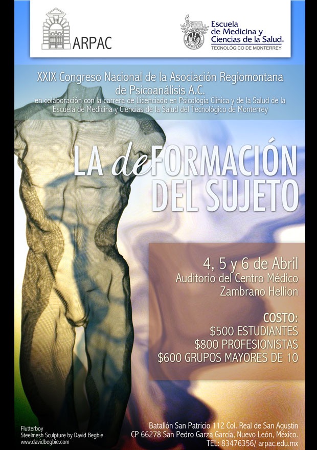 La deformacion del sujeto poster - art by David Begbie 