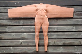 Angel artwork wall-mounted