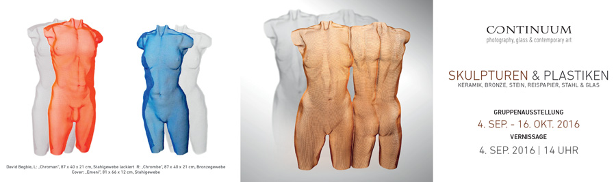 Galerie Continuum lädt ein zur Skulpturen-Ausstellung 2016