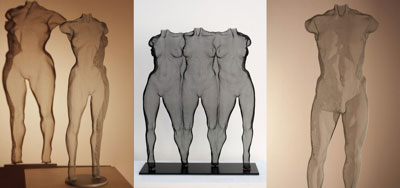 David Begbie sculptures exhibited at the Albemarle Gallery