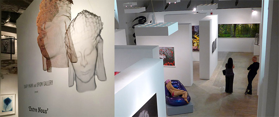 CU1 Gallery presenting wire-mesh art by David Begbie