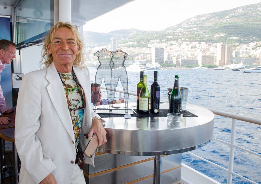David Begbie sculpture on yacht Montecarlo - Vivanova 2016