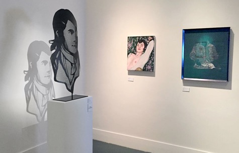 David Burns portrait and paintings