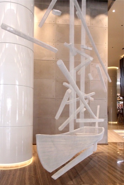 Begbie floating mesh sculpture 6598 Royal Meridien