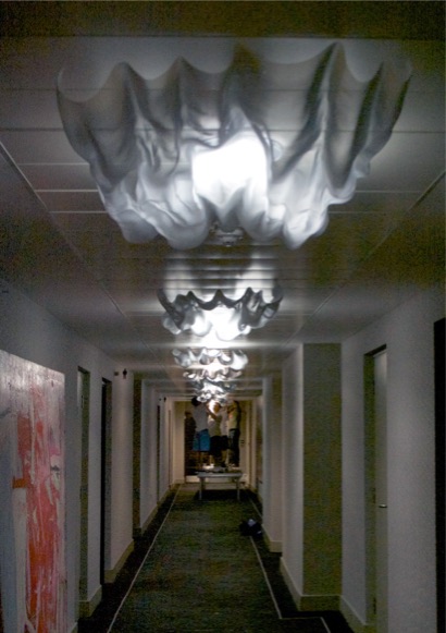05a Ceiling sculpture installation