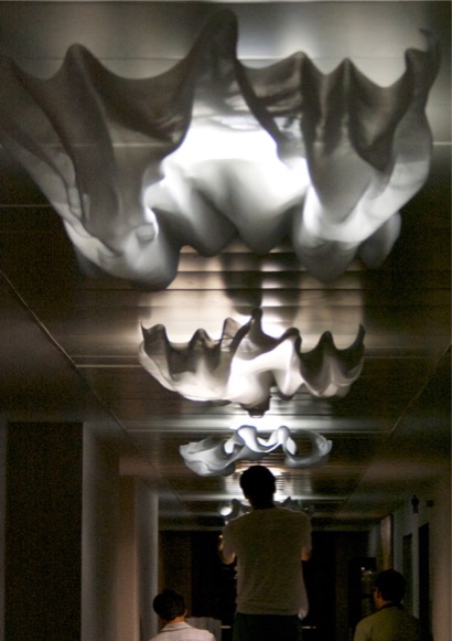 05ab corridor ceiling sculpture installation