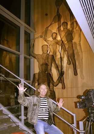 Grandslam sculpture artist David Begbie